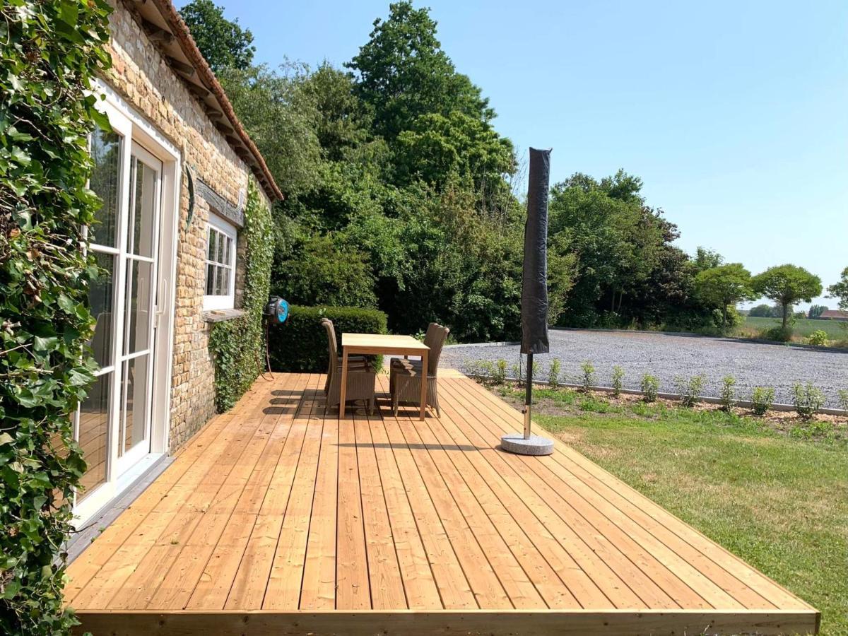 De Scheure, Charmant Vakantiehuisje Midden In De Natuur Alveringem Esterno foto
